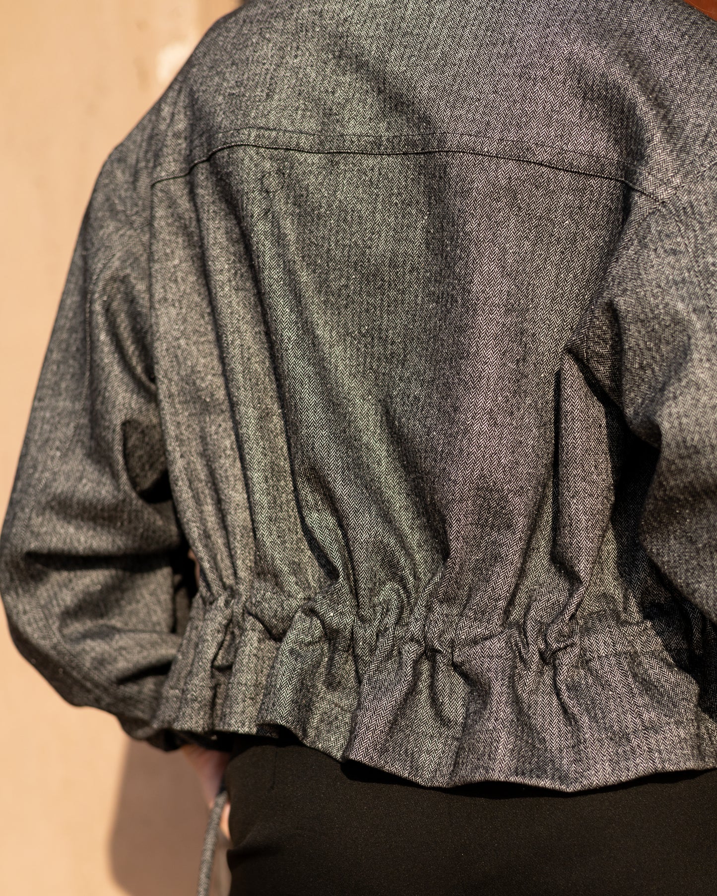 GREY Waist Scrunched Jacket