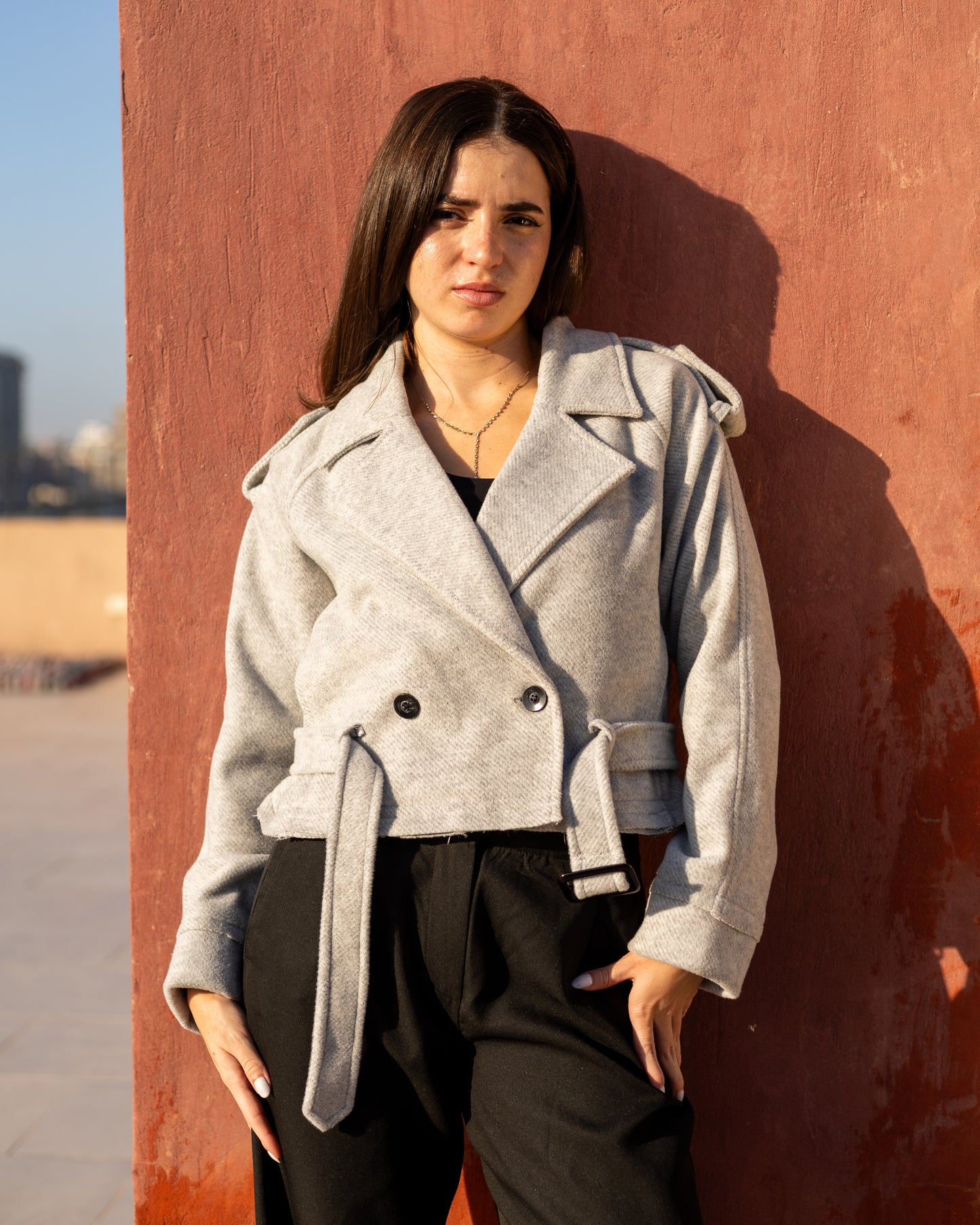 WOOL GREY JACKET