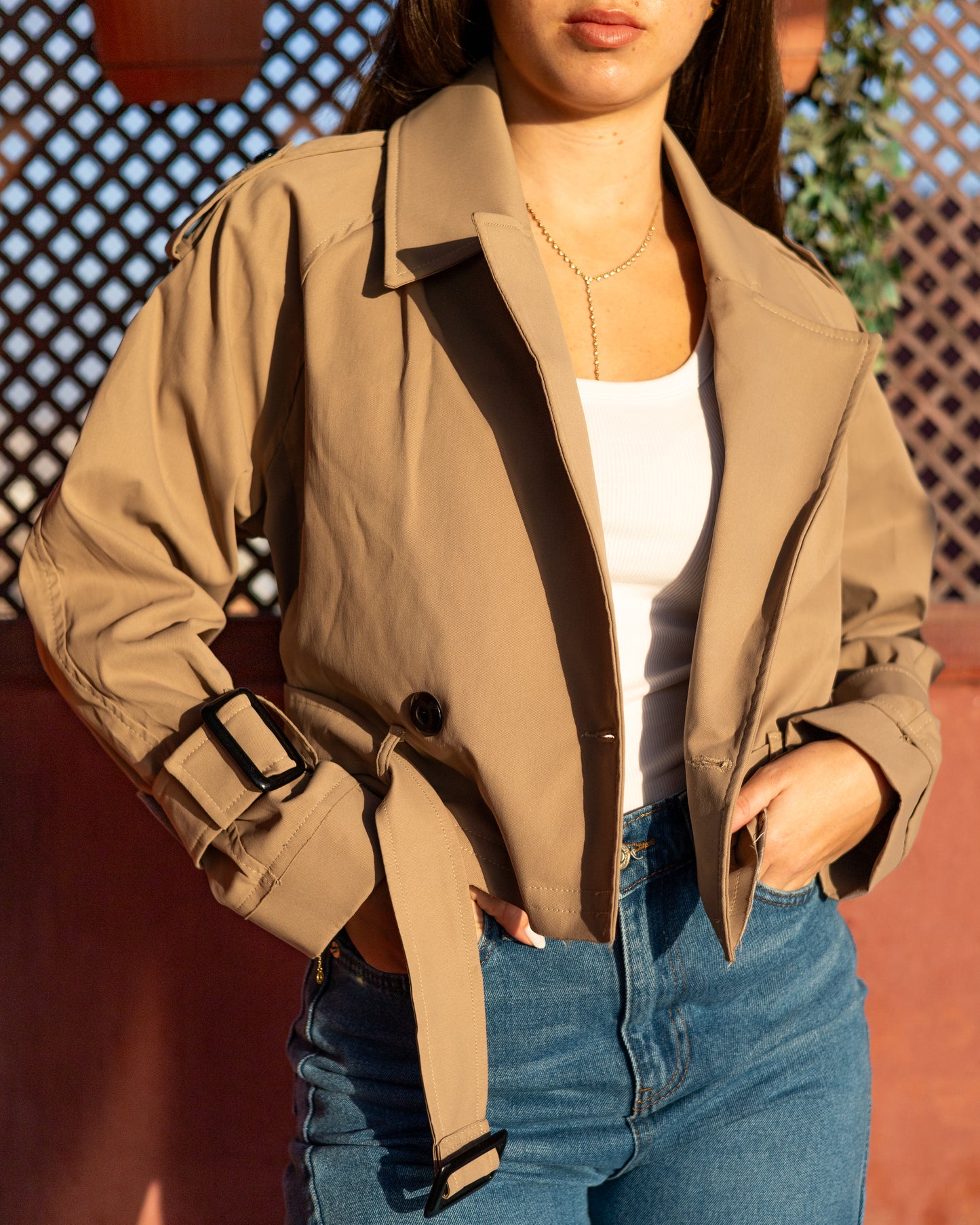 TRENCH JACKET BEIGE