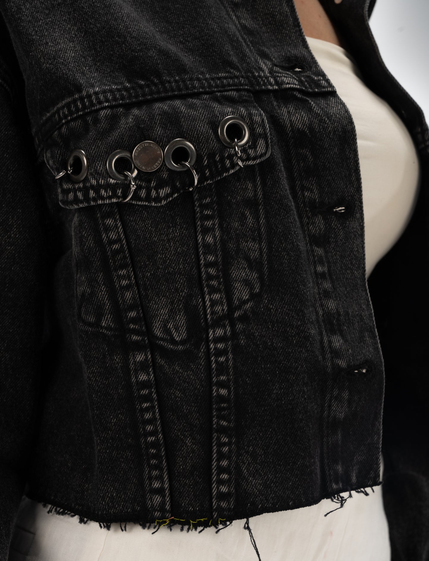 black denim jacket