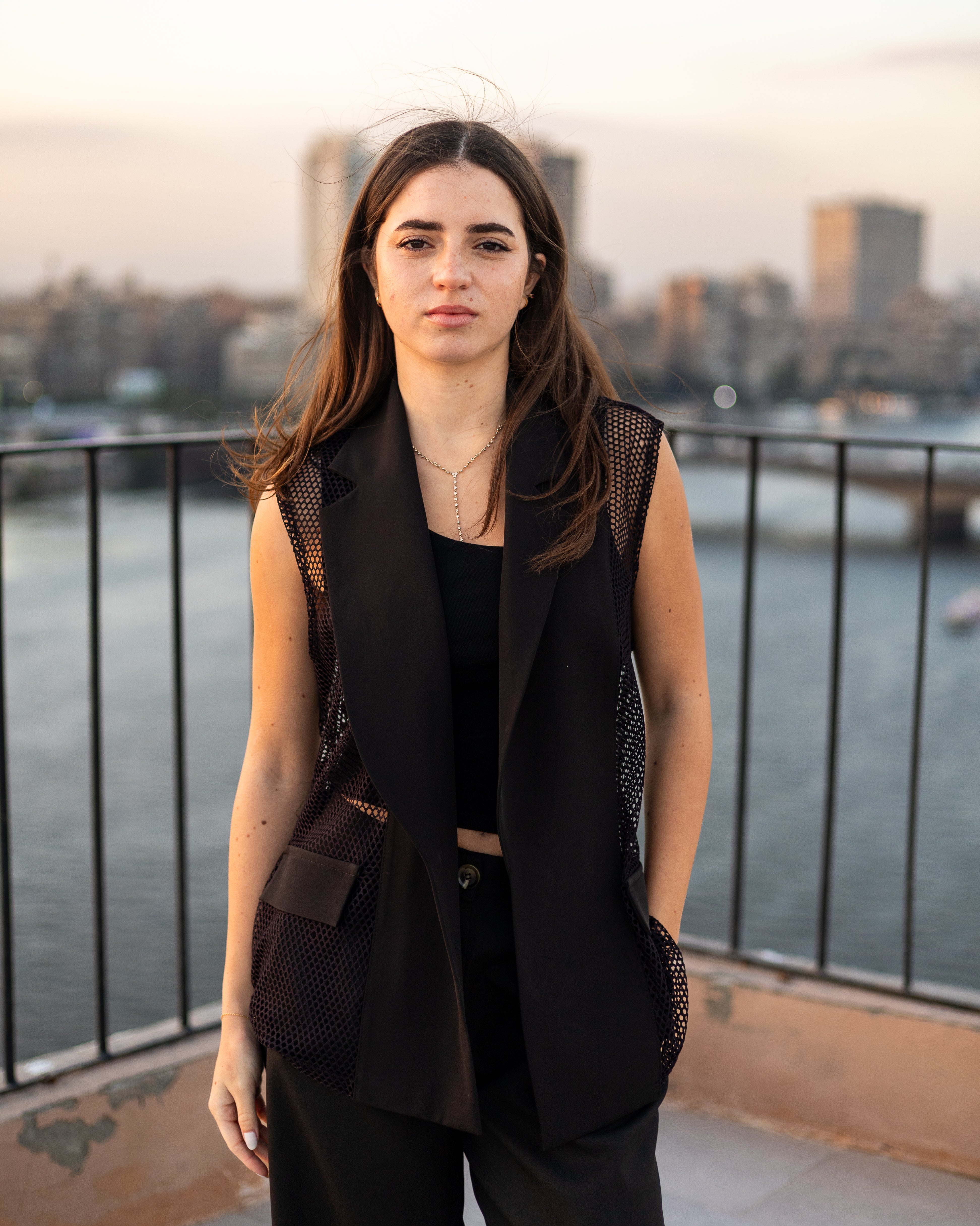 トップス Design Mesh Vest Mesh vest – Zela