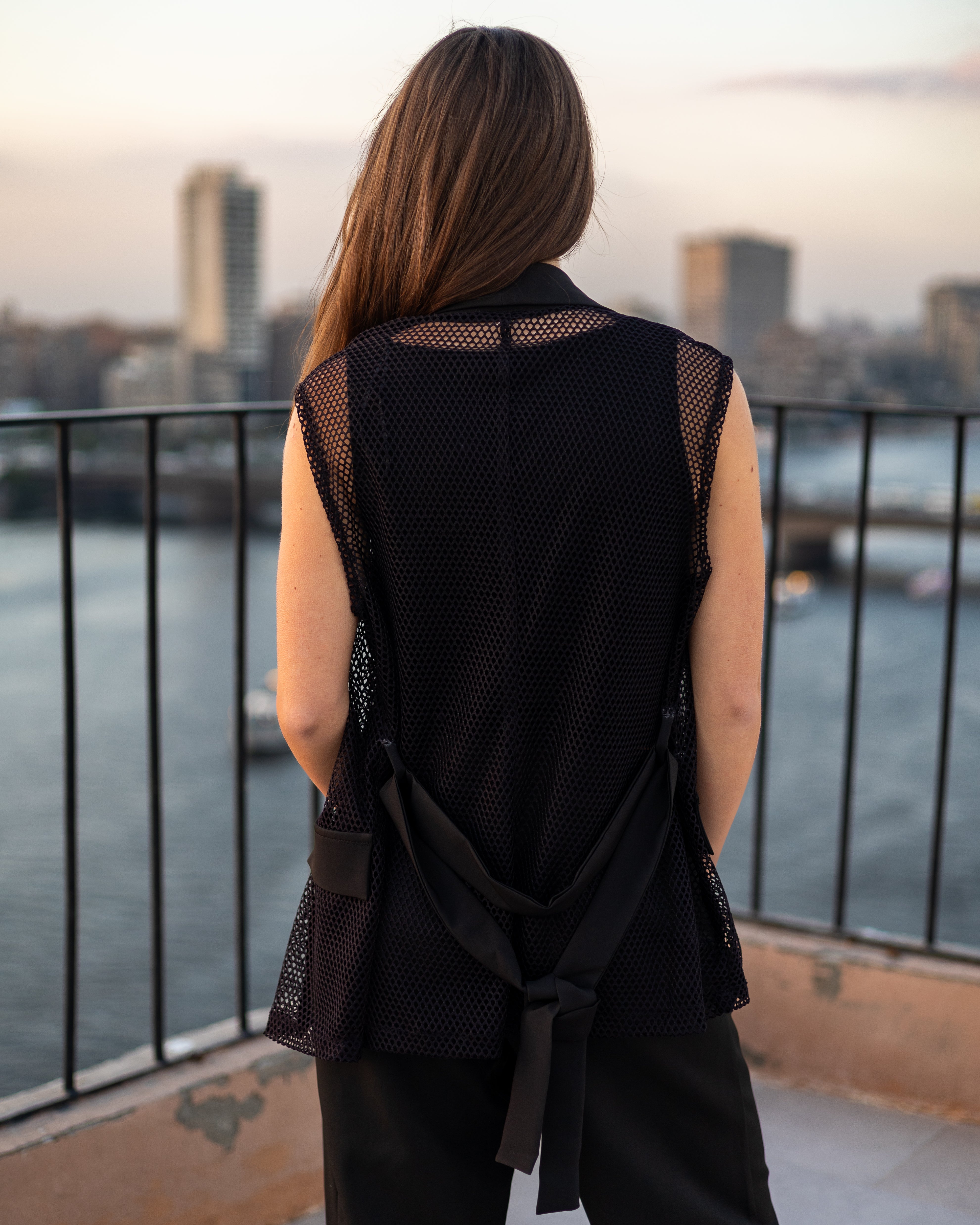 トップス Design Mesh Vest Mesh vest – Zela
