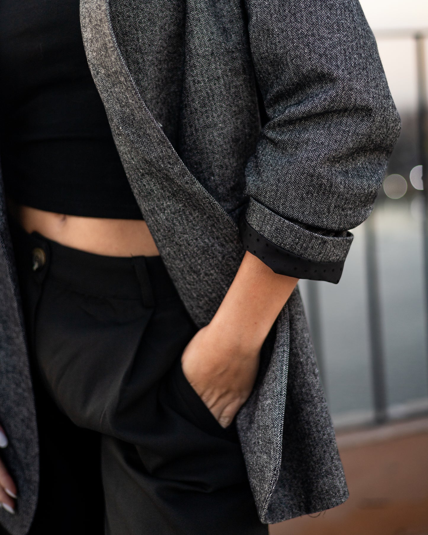 Dark grey blazer